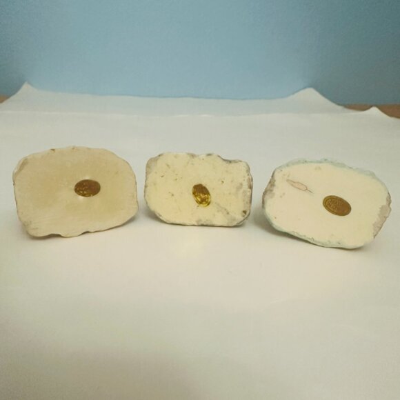 3 Piece Hand Painted Train Set Christmas Holiday Decor - Picture 9 of 11